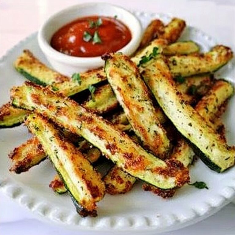 Crispy Parmesan Zucchini Fries Recipe