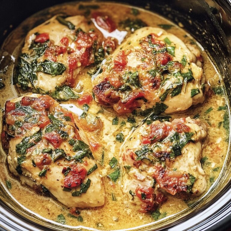 Crockpot Tuscan Garlic Chicken Recipe