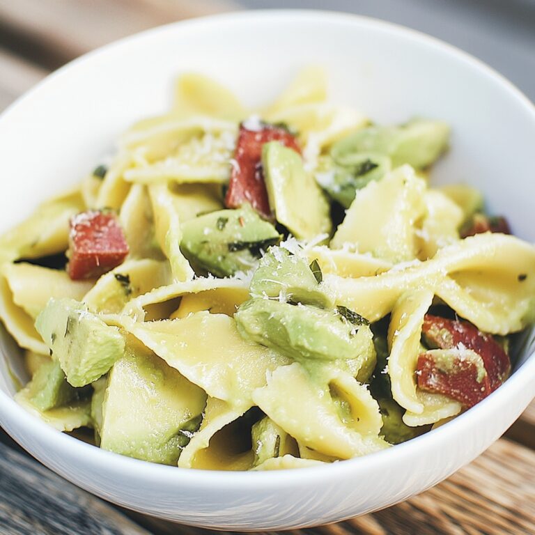 Creamy Avocado Basil Pasta Recipe