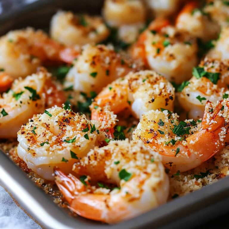 Baked Garlic Parmesan Shrimp Recipe