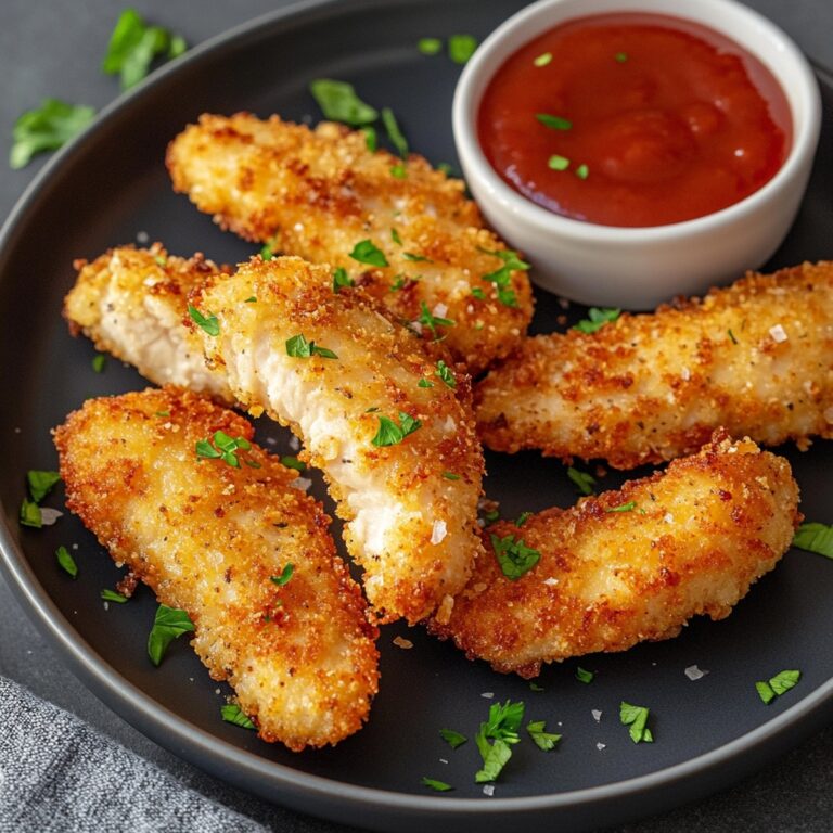 Golden Air Fryer Chicken Tenders Recipe