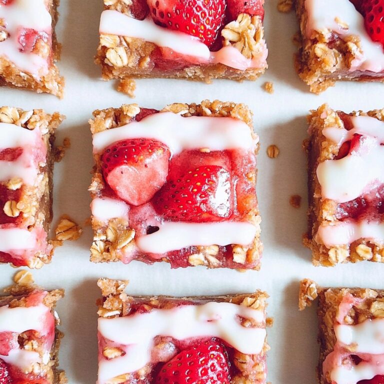 Strawberry Oatmeal Bars Recipe