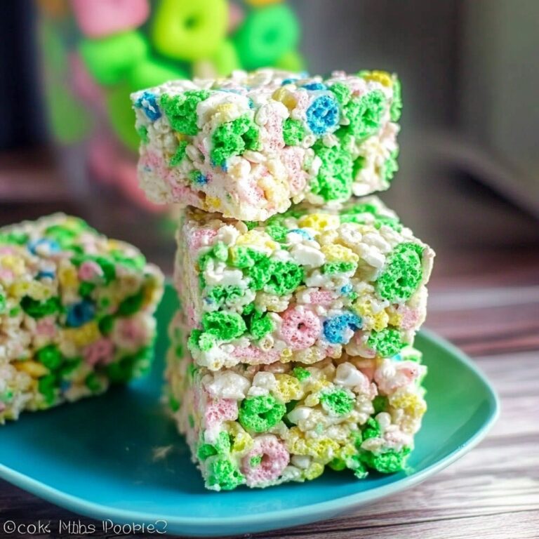 Magical Lucky Charms Rice Krispie Treats Recipe