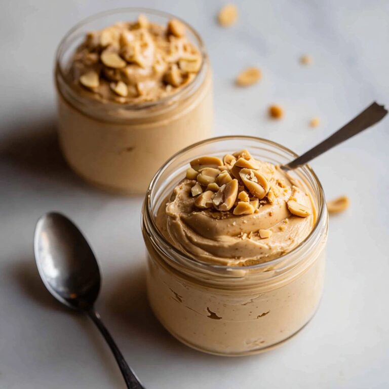 Smooth Peanut Butter Mousse With Crunchy Peanuts Recipe