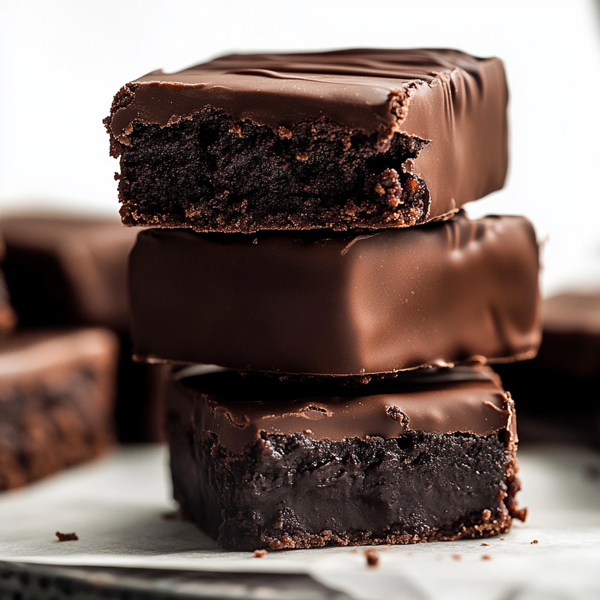 No-Bake Brownie Bars Recipe