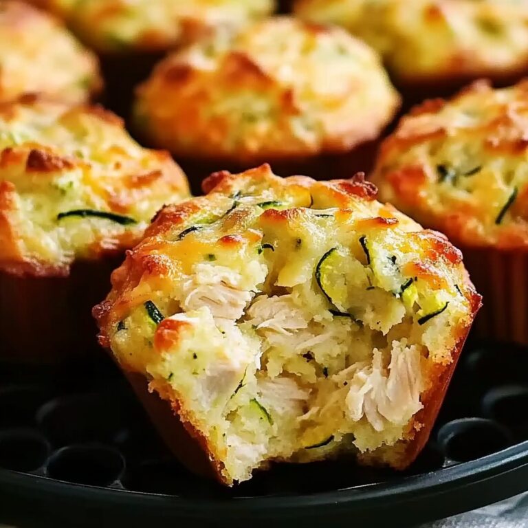 Chicken, Cheese, And Zucchini Muffins Recipe