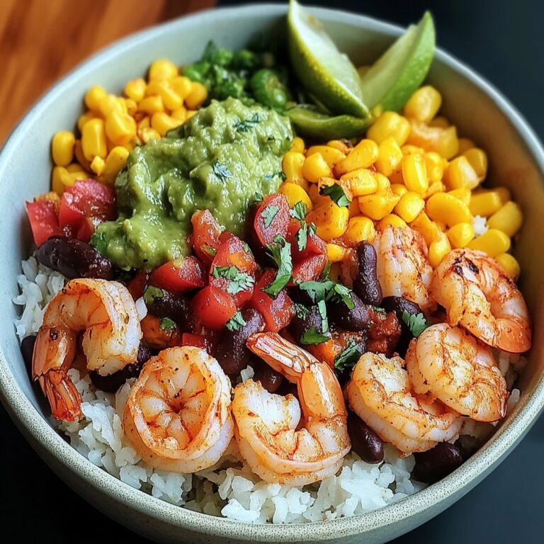 Loaded Shrimp Burrito Bowls Recipe