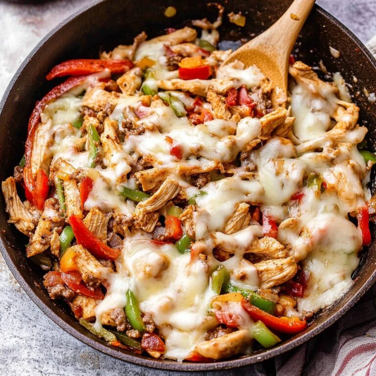 Chicken Cheesesteak Skillet Recipe