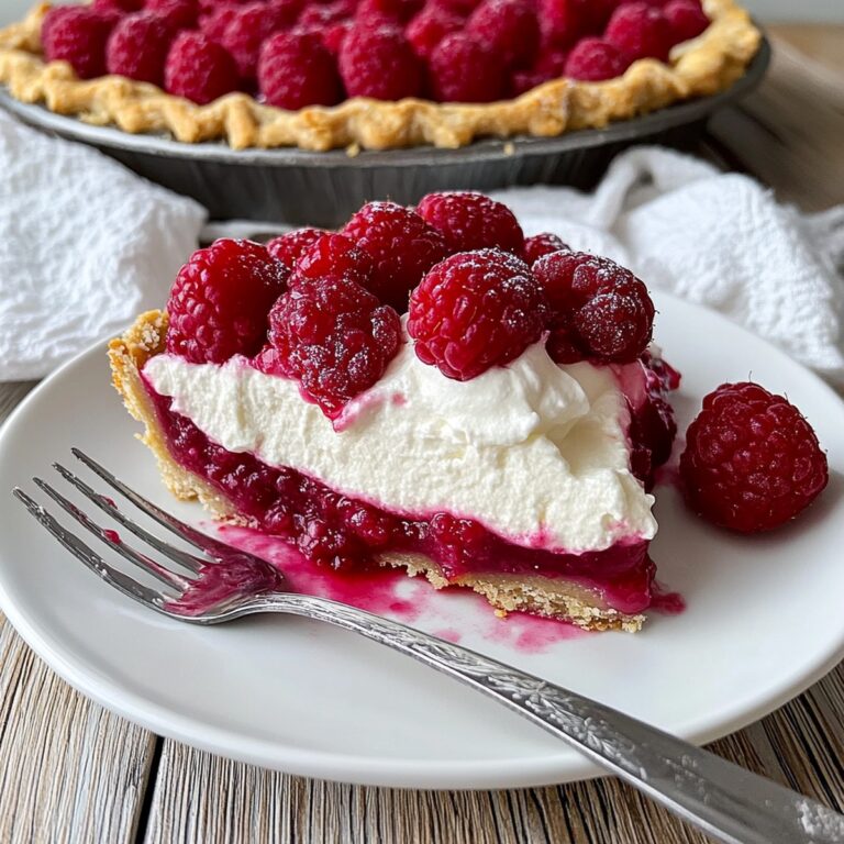 Silky Raspberry Cream Pie Recipe