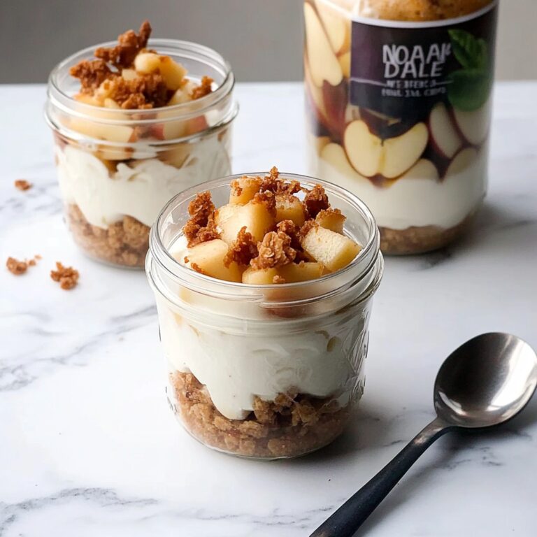 No-Bake Apple Cheesecake Jars Recipe