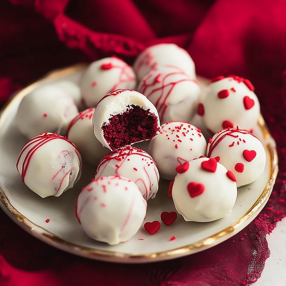 Red Velvet Cake Balls Recipe