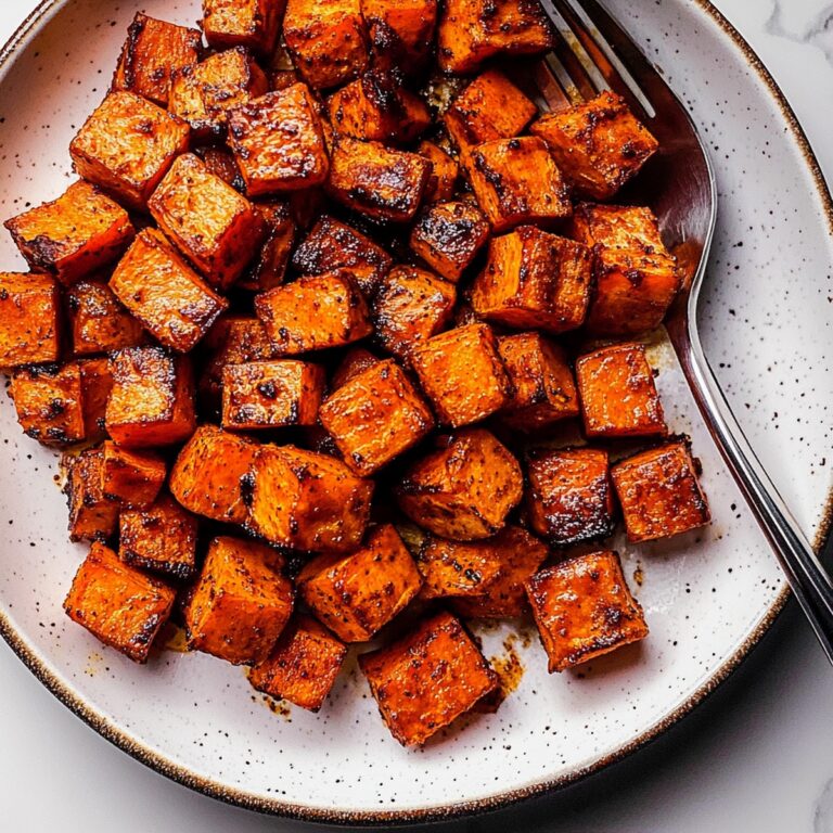 Crispy Air Fryer Sweet Potato Cubes Recipe