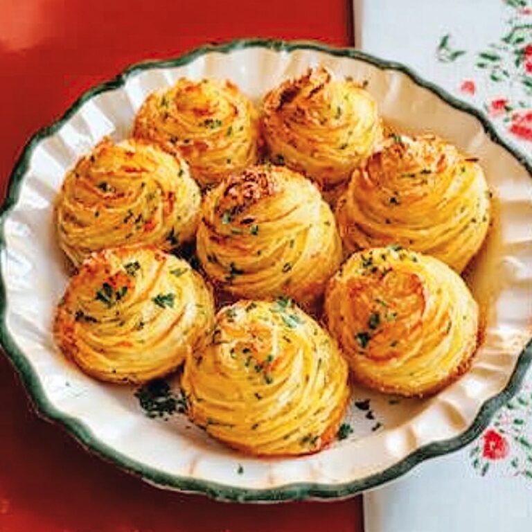 Crispy Cheddar Duchess Potatoes Recipe