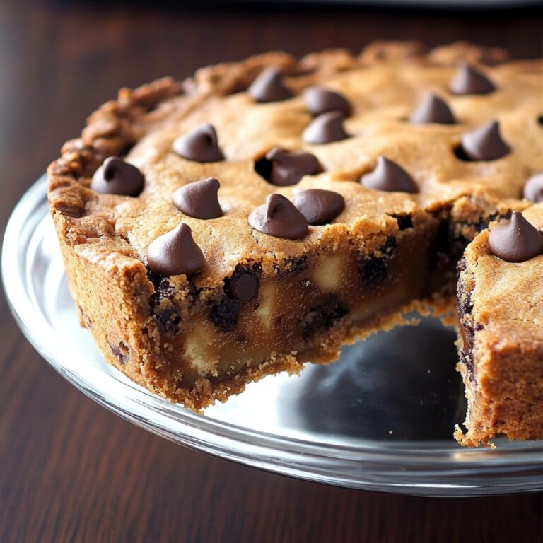 Gooey Deep Dish Cookie Pie Recipe