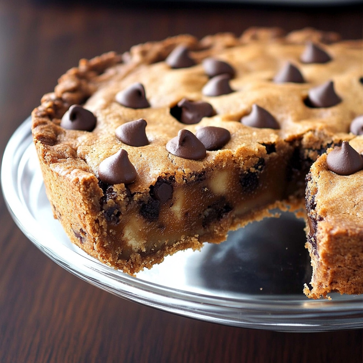 Gooey Deep Dish Cookie Pie Recipe