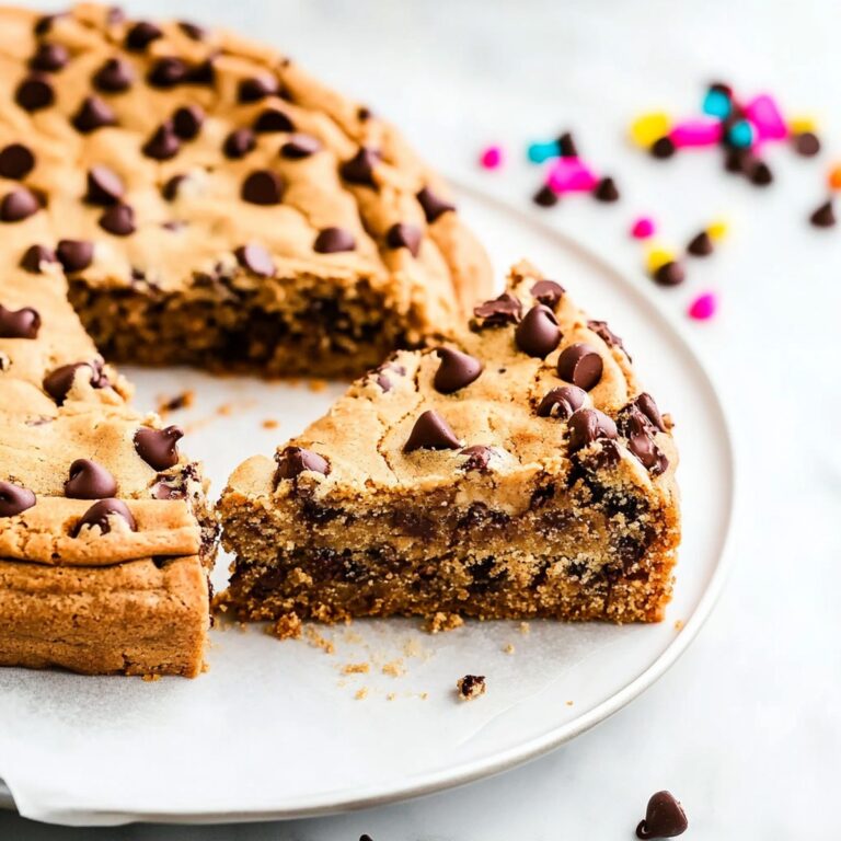 Gooey Chocolate Chip Cookie Cake Recipe