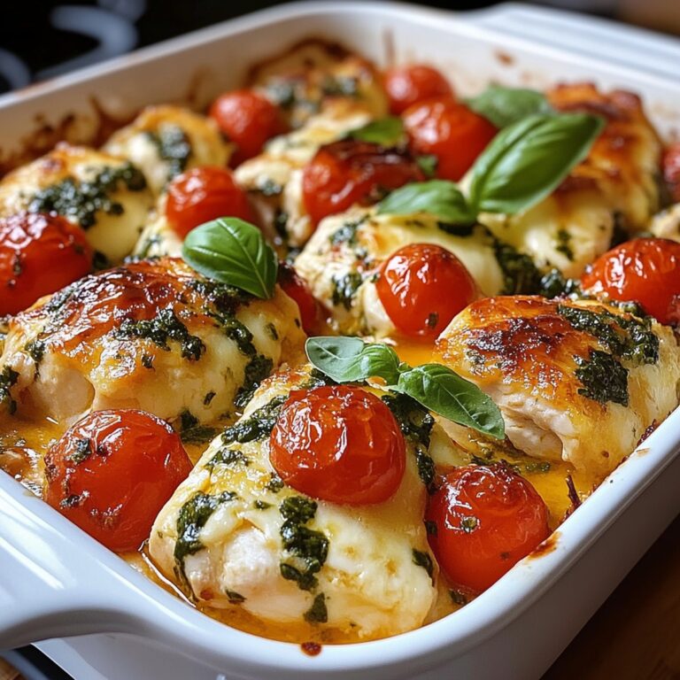 Caprese Chicken Casserole Recipe