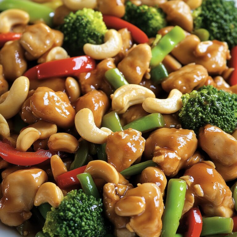 Crunchy Cashew Chicken Recipe