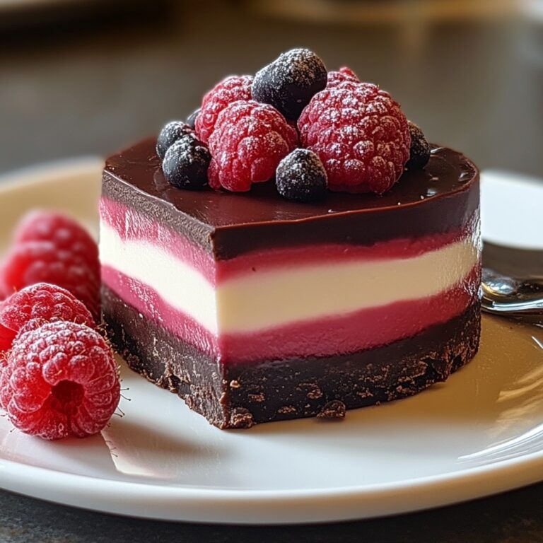 Silky Chocolate Raspberry Bavarois Recipe