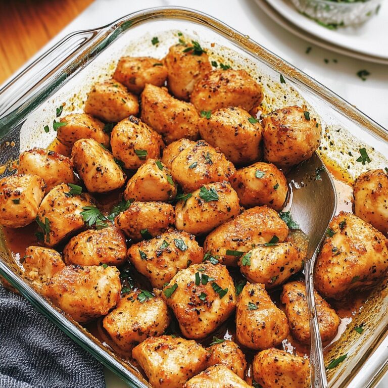 Oven Baked Chicken Bites Recipe
