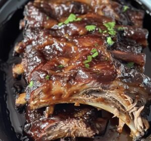Tender Crockpot Barbecue Ribs Recipe