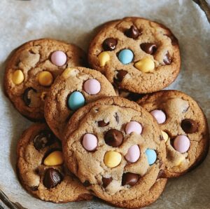 Spectacular Mini Egg Thick Chocolate Chip Cookies Recipe