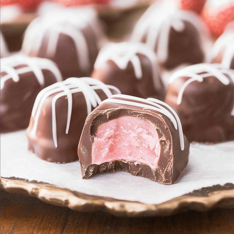 Strawberry Cream Chocolates Recipe