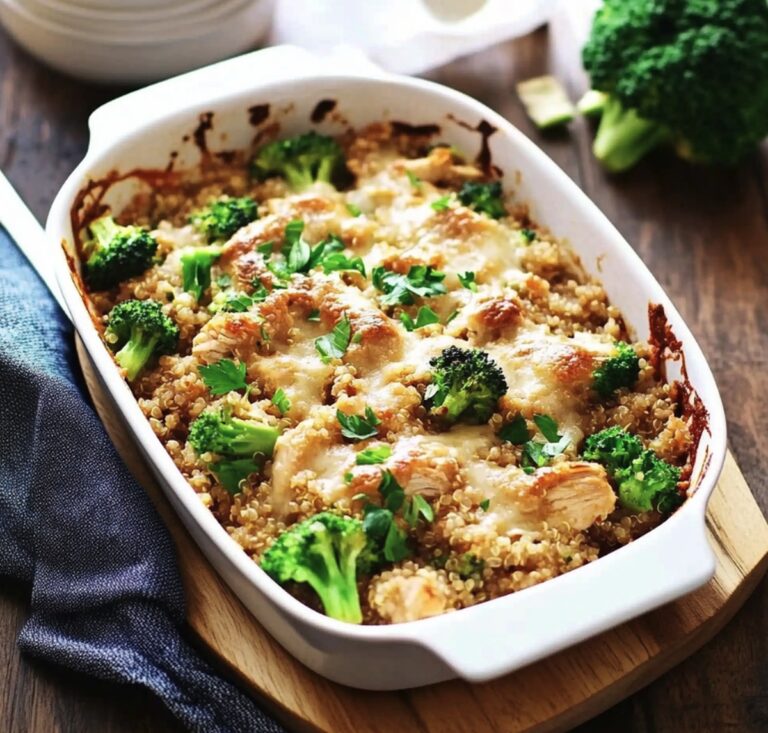 Hearty Chicken Quinoa And Broccoli Casserole Recipe