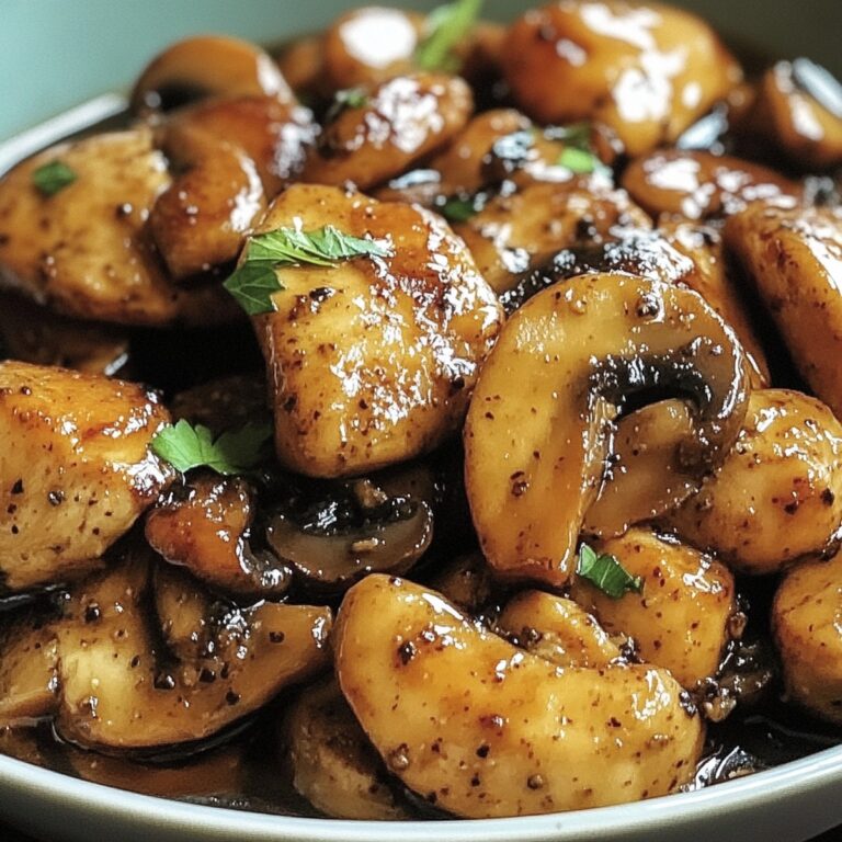 Black Pepper Chicken With Mushrooms Recipe