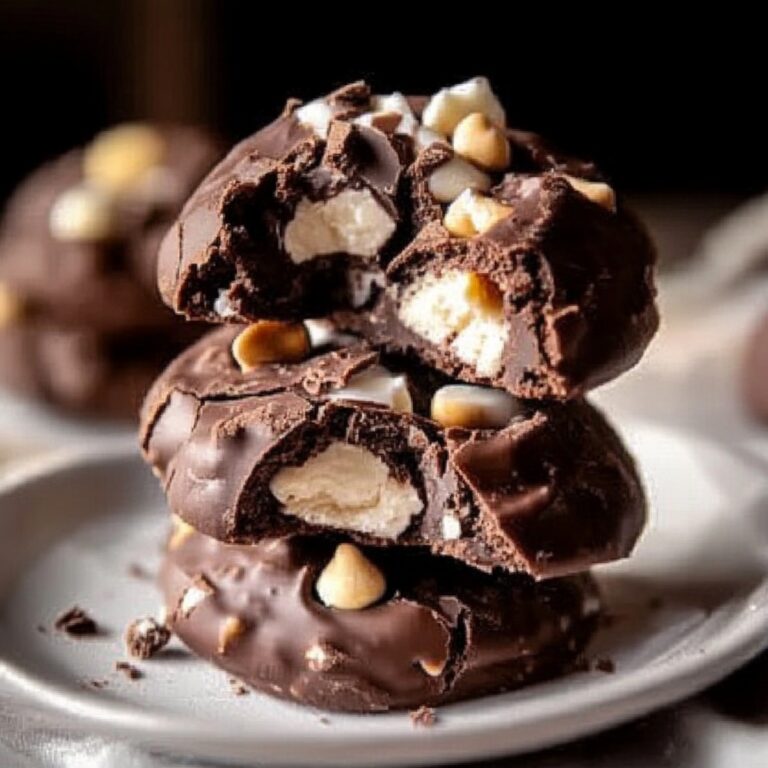 Decadent Rocky Road Chocolate Fudge Cookies Recipe