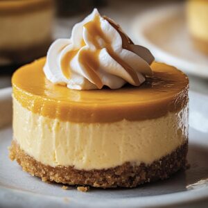 Velvety Mini Pumpkin Cheesecakes Recipe