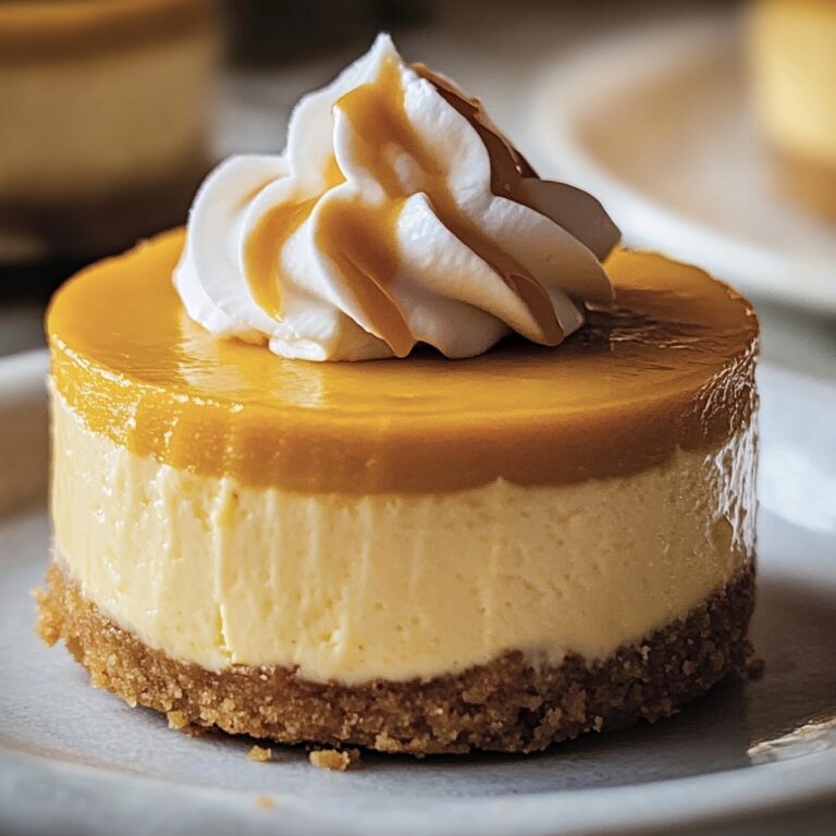 Velvety Mini Pumpkin Cheesecakes Recipe