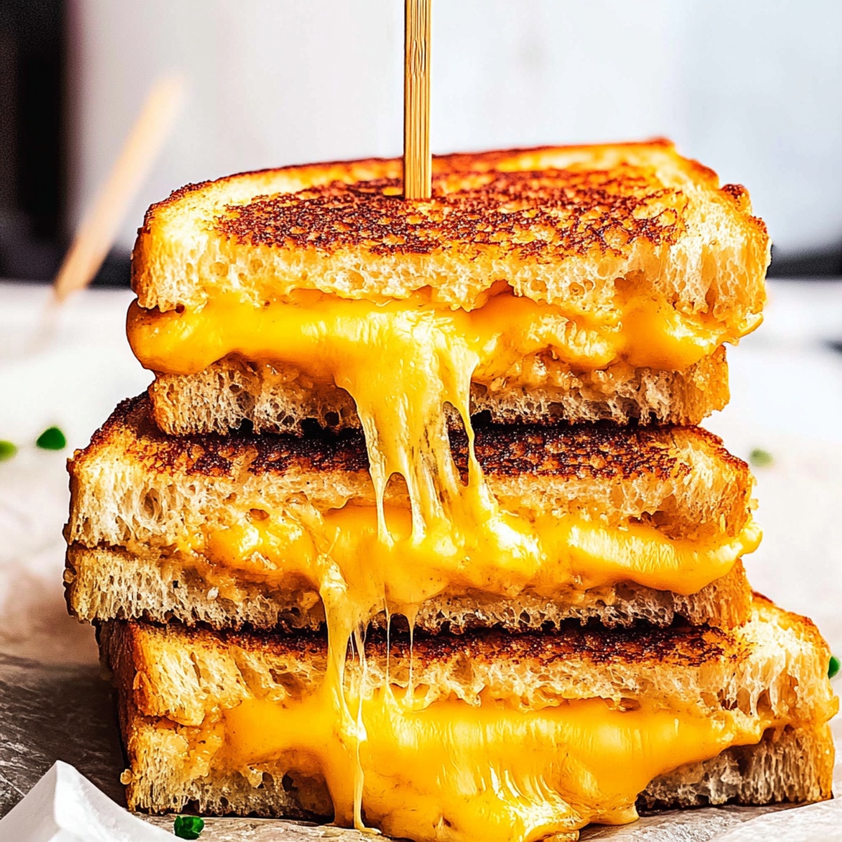 Crispy Air Fryer Grilled Cheese Recipe