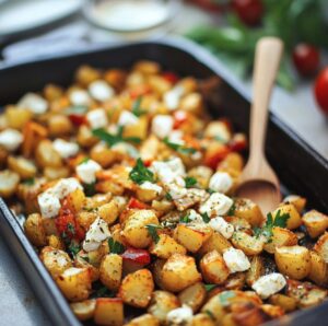 Crispy Greek Roasted Potatoes Recipe