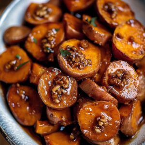 Cinnamon Maple Roasted Sweet Potatoes Recipe