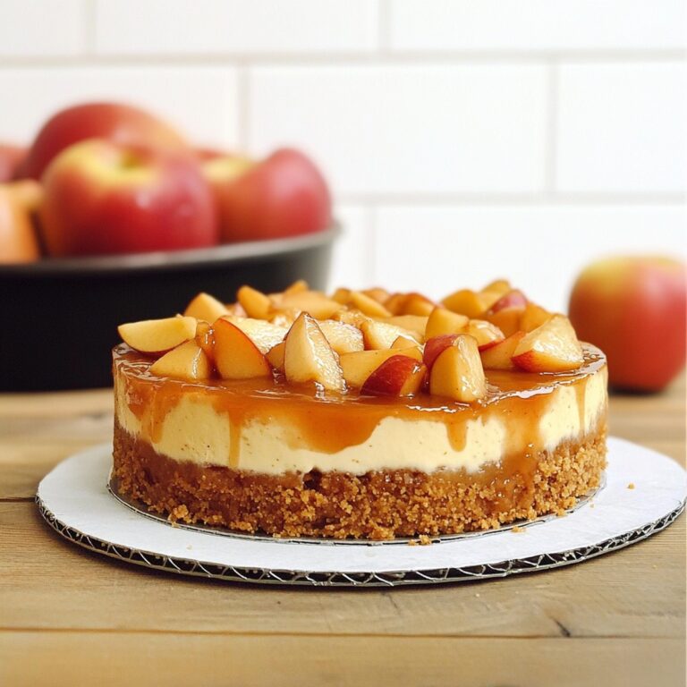 No-Bake Apple Pie Cheesecake Recipe