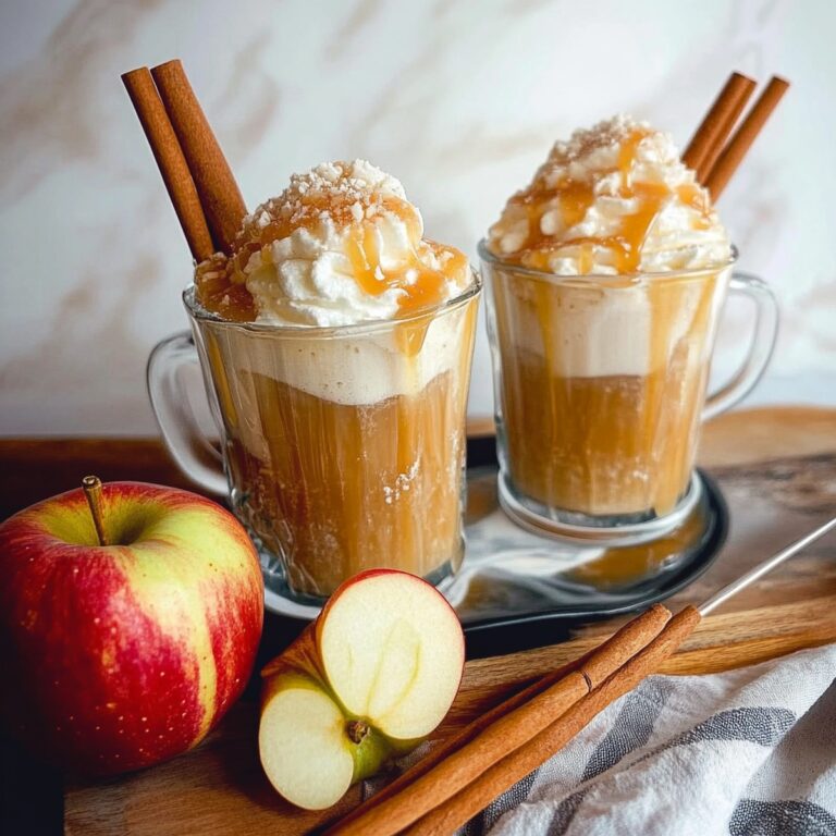 Velvety Caramel Apple Cider Float Recipe