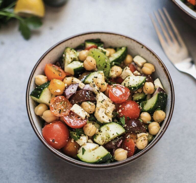 Mediterranean Chickpea Salad Recipe