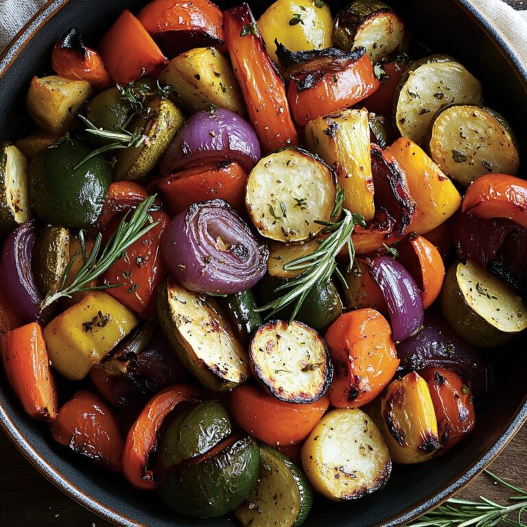 Vibrant Mediterranean Roasted Vegetables Recipe