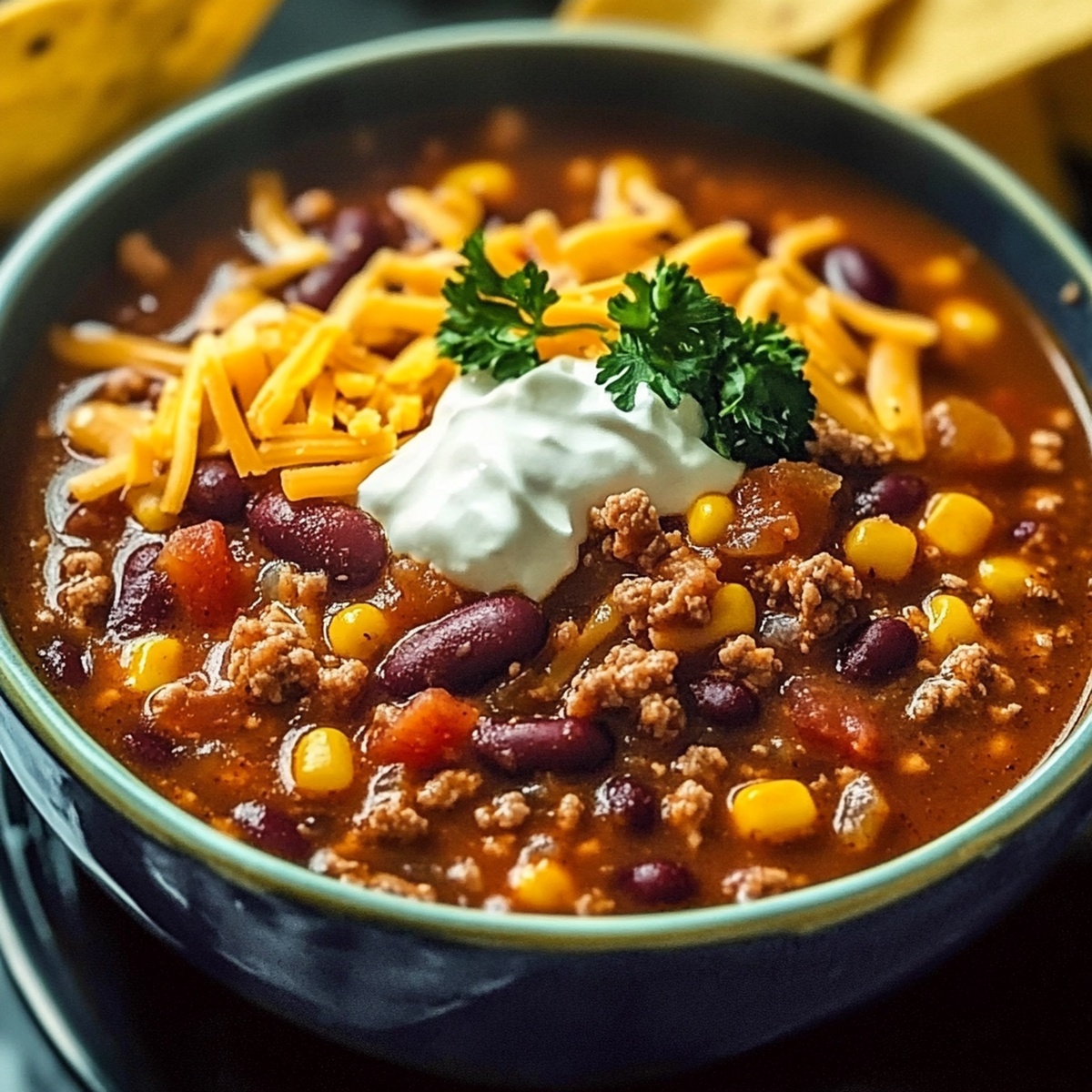 Easy Taco Soup Recipe