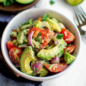 Vibrant Tomato Avocado Salad Recipe