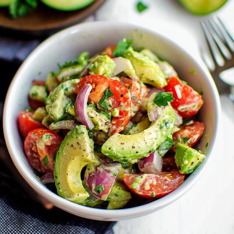 Vibrant Tomato Avocado Salad Recipe