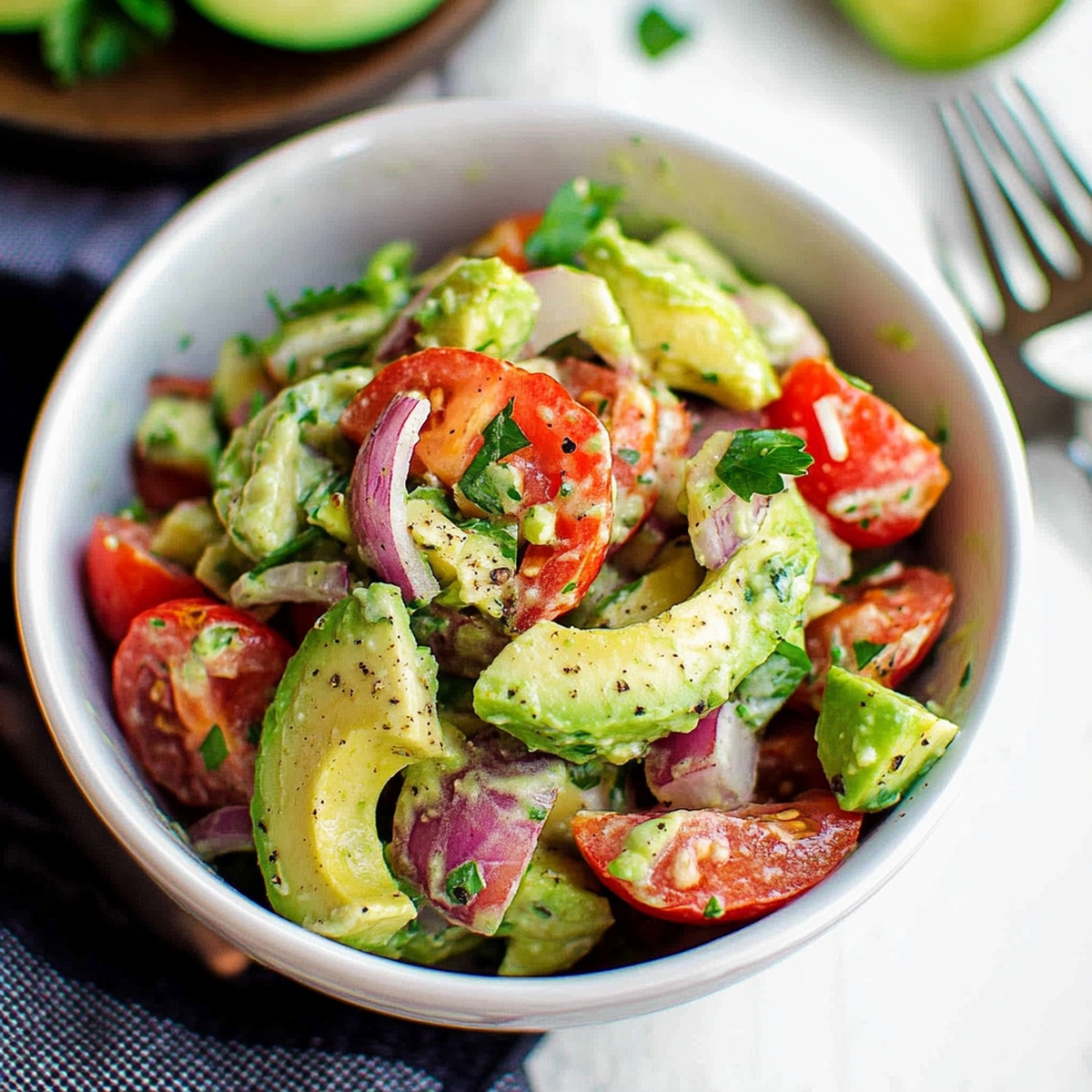Vibrant Tomato Avocado Salad Recipe