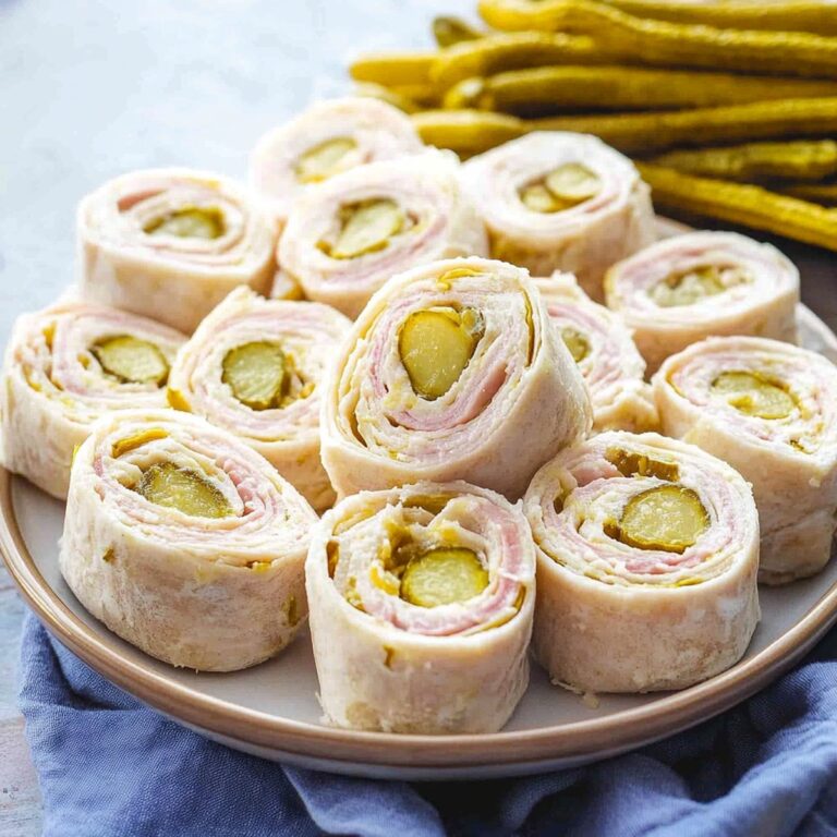 Tangy Pickle Dip Pinwheels Recipe