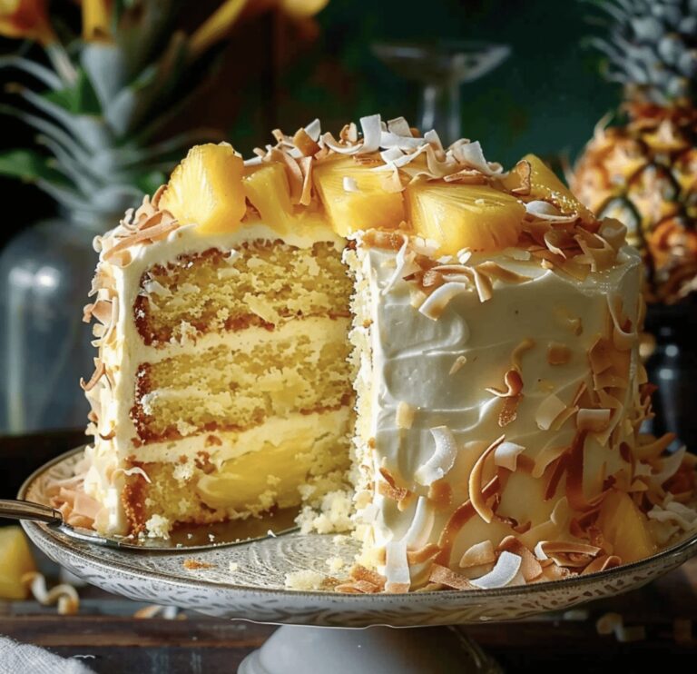 Pineapple Coconut Dream Cake Recipe