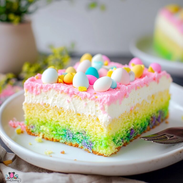 Festive Easter Poke Cake Recipe