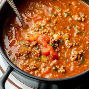 Hearty Stuffed Pepper Soup Recipe