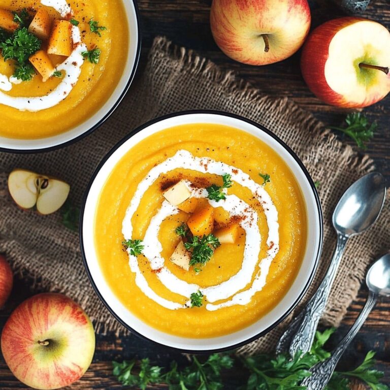 Velvety Apple Butternut Squash Soup Recipe