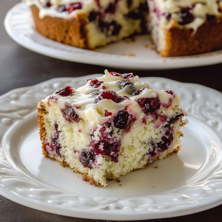 Festive Cranberry Bliss Coffee Cake Recipe