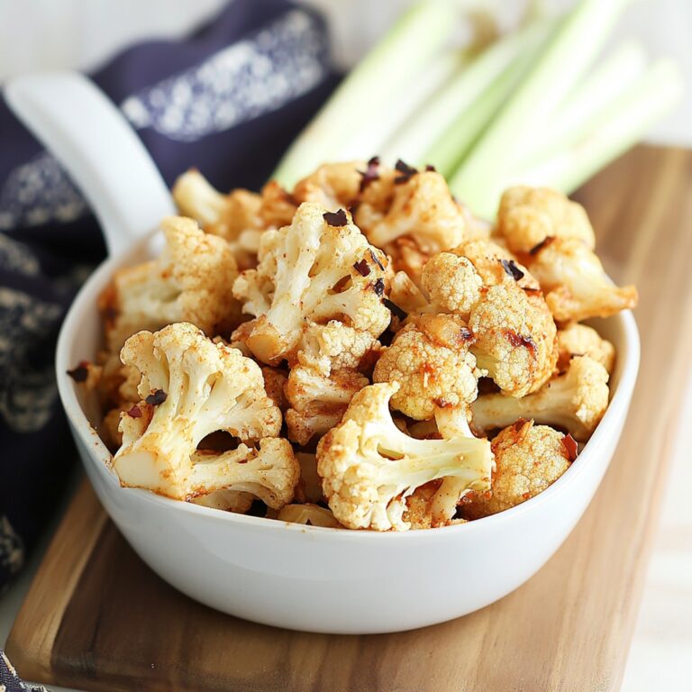 Crispy Sweet & Spicy Cauliflower Recipe